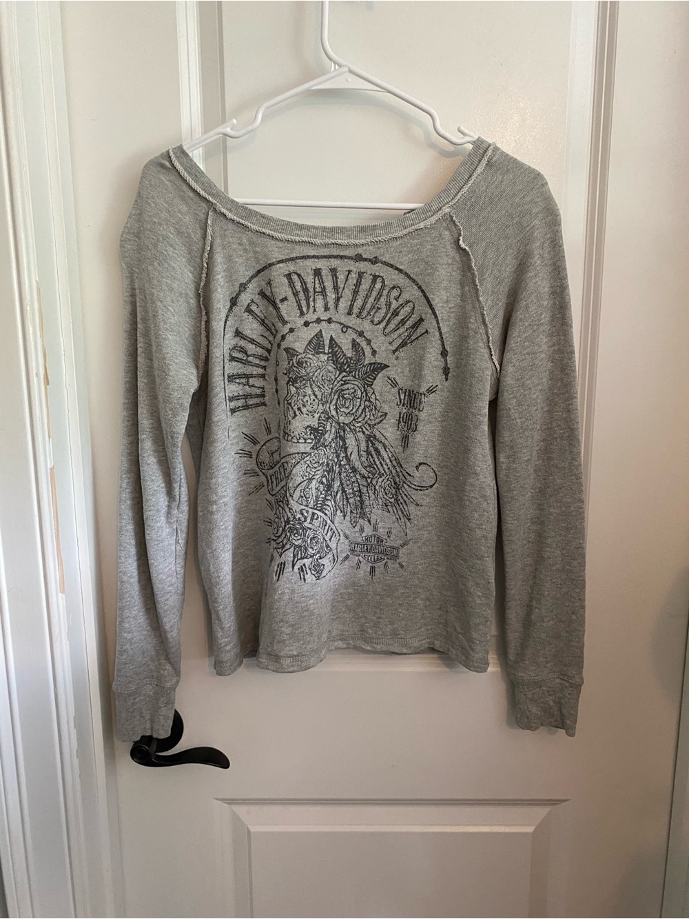 Harley-Davidson Light Grey Graphic Pullover
